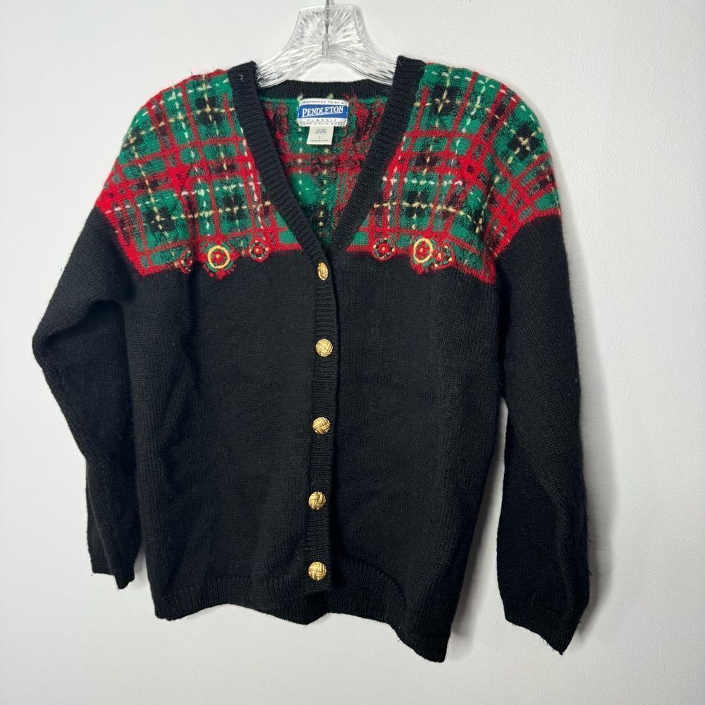 Pendleton sweater cardigan size large